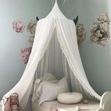 Piu Fashion Bed Canopy For Children Round Dome Kids Cotton M