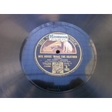 Disco Pasta Antiguo Inglés 78 Rpm Sir Harry Lauder, No Envío