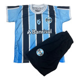 Kit Conjunto Infantil Do Grêmio 
