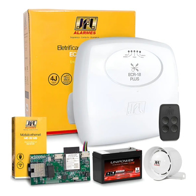 Central De Choque Ecr 18 Jfl Modulo Me-05 Ethernet E Sirene | MercadoLivre