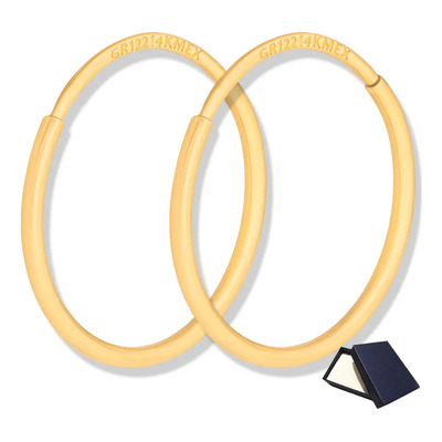 Aretes Arracadas 10mm 1cm Oro 14k Mujer Dama Niña Bebe Oro 14k Mujer Dama Niña Bebe Joyería Fina Perforación Argolla Oro 14k Regalo Novia Piercing Argolla De Oro Aretes Para Bebe Niña 14 Quilates | Envío gratis