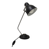 Lampara Velador Escritorio 122 Moderno E27 Negro Apto Led