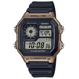 Reloj Casio Ae-1200wh-5av Crono-alarma 100m Sumergible Local