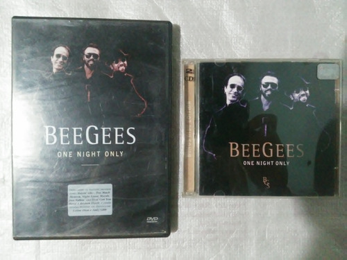 Cd Duplo + Dvd Bee Gees - One Night Only 1998 Nacionais