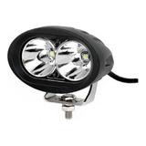 Faro Led Auxiliar Ovalado 20w Para Camión/ 4x4 Moto Agro