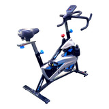 Bicicleta Estática Movifit S-man Para Spinning Color Negro Y Gris