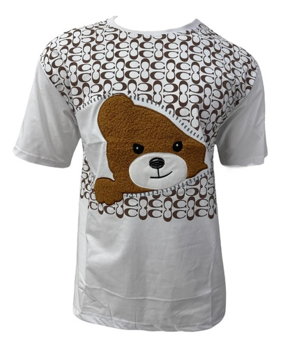 Playera Hombre Oversize Oso Placoso Peluche Tipo Palm Angels