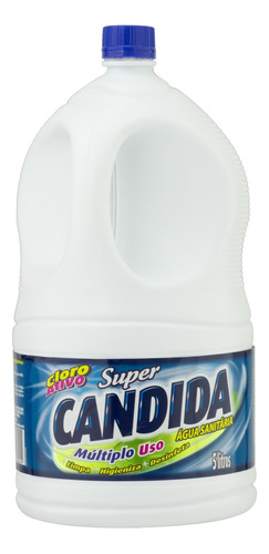 Água Sanitária Super Candida 5 litros - Kit Com 2