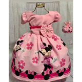 Vestido Infantil Minnie Trapézio Lol Surprise Festa Luxo