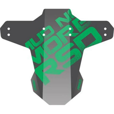 Paralama Traseiro Rsd Mud No More Preto/verde Plástico Ciclismo
