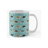 Taza Arte De Border Collies - Decoración Border Collie, Rega