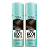 L'oreal Paris Raíz Cover Up Temporal Gris Oscuro Marrón Corr