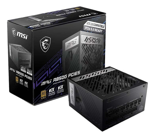 Fuente De Poder - Msi Mpg A850g - 850w - Plus Gold