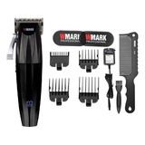 Maquina Cortar Cabelo Wmark Ng222 Prata Profissional Bivolt