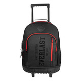 Mochilas Escolares Everlast Carrito Carro 18 Pulgadas Niños Varon Nenas Con Rojo Modelo 27695