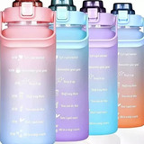 Botella De Agua 2 Litros Botellon Motivacional Degrade Leer