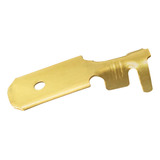 100 Unidades - Conector Encaixe Macho 4 Mm Terminal Cabo Fio