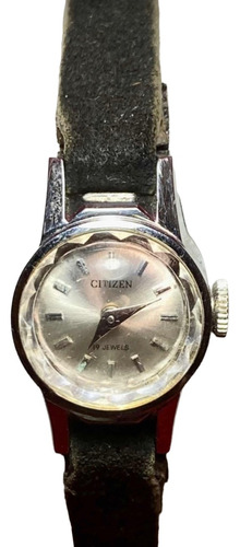 Reloj Pulsera Citizen 19 Jewels De Dama Cuerda Manual Raro
