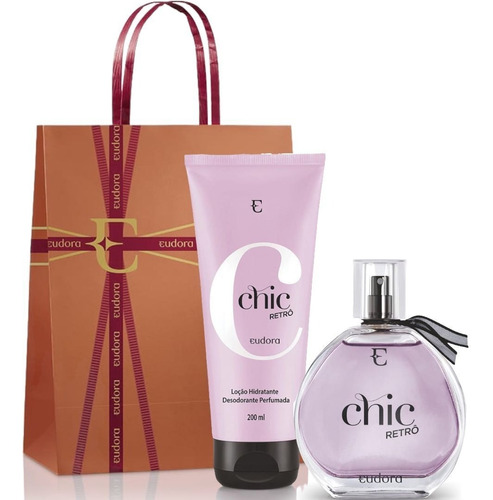 Chic Retrô Deo Colônia 95ml E Loção 200ml / Para Presente 