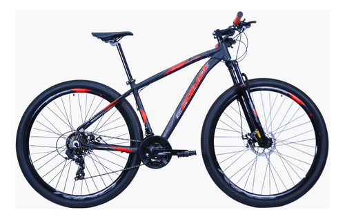 Mountain Bike Rino Escape Aro 29 Toda Shimano 2.1 Mega Range Cor Preto/vermelho Tamanho Do Quadro 19