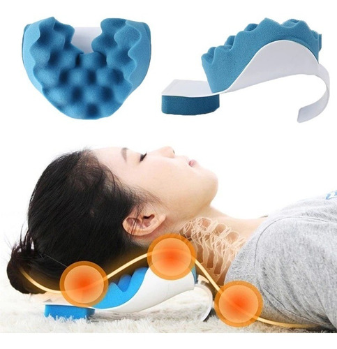 Almohada Quiropráctica Cervical Inteligente Masaje Cuello