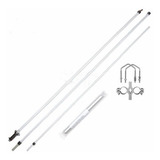 Antena Colineal Fibra De Vidrio Fiberglass Yc-04 Bi Banda