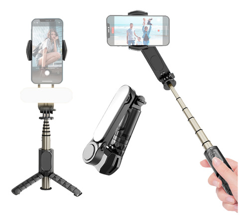 Andoer-2 Selfie Stick Stabilizer Gimbal Multifunción 360°