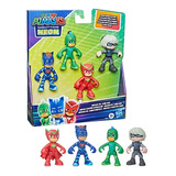 Figuras Pj Masks Heroes En Pijama Nighttime Neon