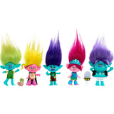 Mattel Dreamworks Trolls Toys, Best Of Friends Pack Con 5 Fi