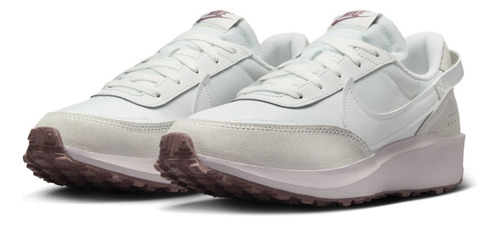 Tenis De Mujer Nike Waffle Debut Blanco 