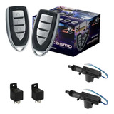 Kit Alarma Automotriz Black Hunter Cosmo 2 Seguros 2 Relays