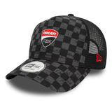 Gorro Ducati  Aop Check Trucker  Anthracite