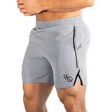 Gym Short Deportivo Transpirable Elástico Vanquish Línea Bk