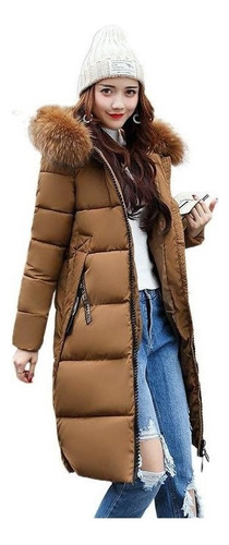 Parka Sudadera Larga De Piel For Mujer