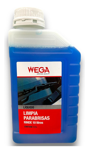 Liquido Limpia Parabrisas Wega 500 Ml Rinde 10 Litros Sapito