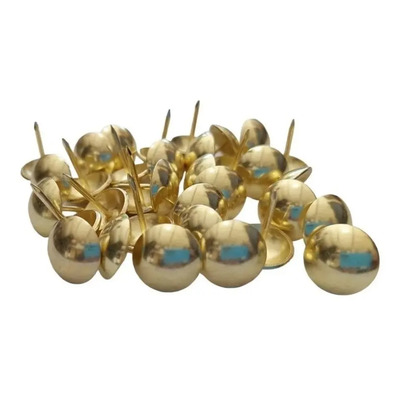 Clavo Decorativo Para Tapicería Dorada 12 X 17 Mm 500 Pcs