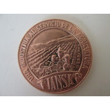 Medalla Industria Azucarera Nacional Chile Año 1954 Escasa