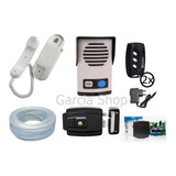 Kit Agl Fechadura Elétrica Interfone 2 Controle Remoto + Fio