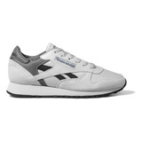 Zapatillas Reebok Classic Leather Blanco Gris Hombre