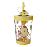 Vaso Tapa Tag Y Popote Hello Kitty 535ml Sanrio Miniso