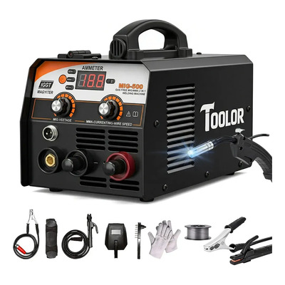 Soldadora Inverter Maquina De Soldar Mig+mma+tig Toolor Negro | Envío gratis