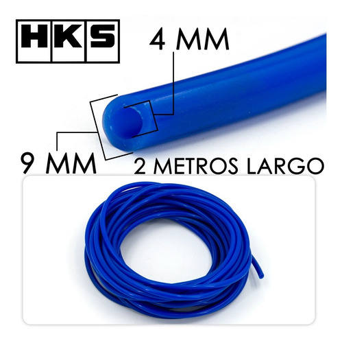 Manguera De Vacío Silicona Auto Competicion Hks 4mm 6mm 8mm