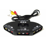 Splitter 3x1  Entran 3 Rca   (audiost&video)   Sale 1 Rca