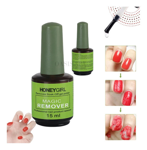 Magic Remover, Removedor De Esmaltes Permanentes