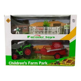 Farmer Toys Set De Granja Con Tractor Y Animales Mt3 2014-49
