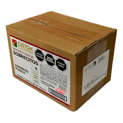 Aderezo Ranch Sobres Custom Culinary Cremoso Caja 204 Unidades | MercadoLibre