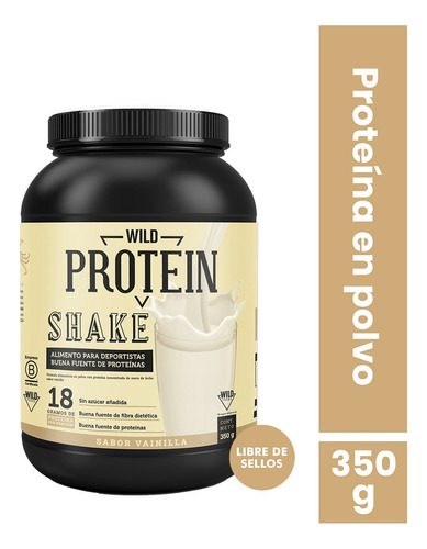 Shake Proteico En Polvo Sabor Vainilla 350 G