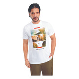 Playera Hombre Casual Blanco 290-68