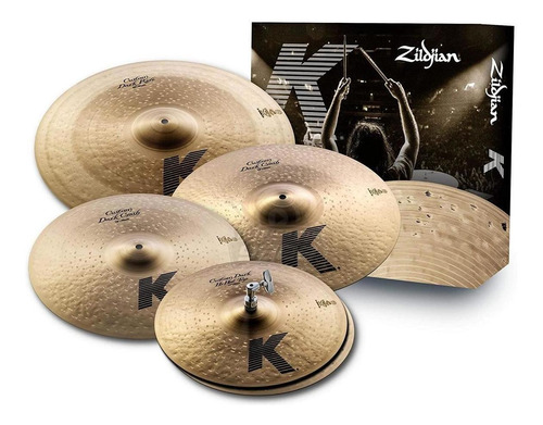 Paquete De Platillos Zildjian K Custom Dark!! Kcd900 