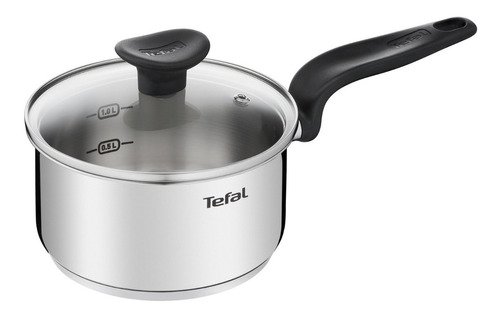 Cacerola Tefal 16 Cm Primary Antiadherente Color Acero Inoxidable